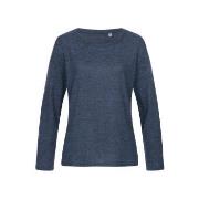 Stedman Knit Long Sleeve For Women Blå X-Large Dame