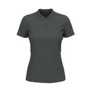 Stedman Lux Short Sleeve Polo For Women Mørkgrå  bomull XX-Large Dame