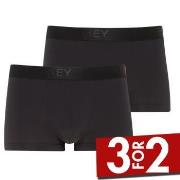 Jockey 2P Short Trunks Svart polyamid Small Herre