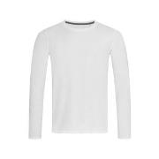 Stedman Clive Long Sleeve Hvit ringspunnet bomull Medium Herre