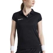 Craft Pro Control Impact Polo W Svart polyester Large Dame