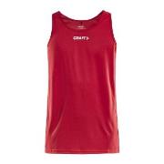 Craft Rush Singlet M Rød polyester Large Herre