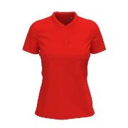 Stedman Claire Short Sleeve Polo Rød ringspunnet bomull Small Dame