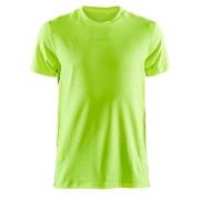 Craft ADV Esssence SS Tee M Limegrønn polyester 3XL Herre