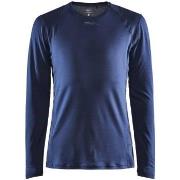 Craft Essence LS Tee Men Marine polyester Small Herre