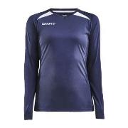 Craft Pro Control Impact LS Tee W Marine polyester Small Dame