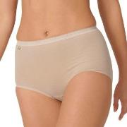 Sloggi Truser 2P Basic Plus Maxi Briefs Beige bomull 40 Dame