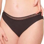 Sloggi Truser 2P GO Ribbed Tai Briefs Svart økologisk bomull X-Large D...