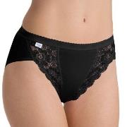 Sloggi Truser Chic Tai Brief Svart bomull 42 Dame