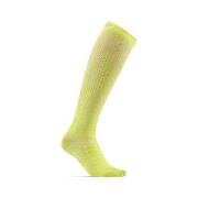 Craft Strømper ADV Compression Sock Limegrønn polyamid Str 43/45