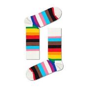 Happy socks Strømper 3P Pride Stripe Sock Hvit Mønster bomull Str 41/4...