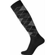 Egtved Strømper Printed Wool Kneehigh Sock Svart Str 45/48 Herre