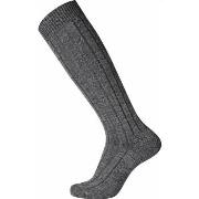 Egtved Strømper Wool Heavy Kneehigh Sock Mørkgrå  ull Str 45/48 Herre