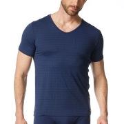 Bruno Banani Check Line 2 0 V-Shirt Marine polyamid X-Large Herre