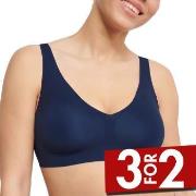 Sloggi BH ZERO Feel 2 0 Bralette Marine X-Large Dame