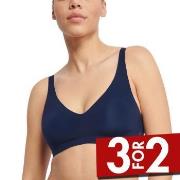 Sloggi BH Zero Feel 2 0 Soft Bra Marine Large Dame