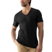 Mey Dry Cotton Colour V Neck T-Shirt Svart Large Herre