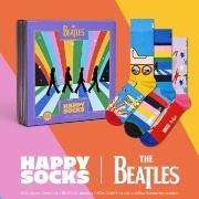 Happy socks Strømper 3P The Beatles Encore Edition Gift Box Mixed bomu...