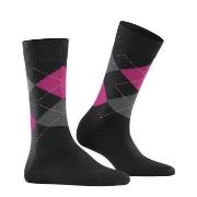 Burlington Strømper Marylebone Wool Socks Rosa/Svart Str 36/41 Dame