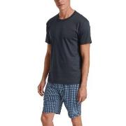 Calida Relax Streamline 2 Short Pyjamas Marine mønster bomull Medium H...