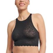 Sloggi BH ZERO Feel Bliss Crop Top Svart Large Dame