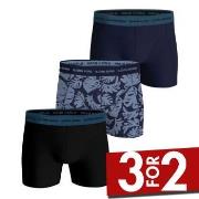 Björn Borg 3P Cotton Stretch Boxer 1721 Blå/Blå bomull Medium Herre