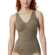 Schiesser Invisible Soft Microfiber Strap Top Sand 42 Dame