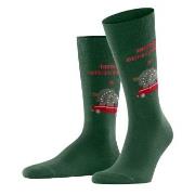 Burlington Strømper X-mas Car Sock Mørkgrørnn  Str 40/46 Herre