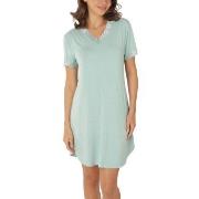 Lady Avenue Bamboo Nightdress SS Mintgrønn Bambus Large Dame