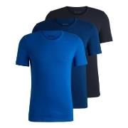 BOSS 3P Classic Regular Fit T ShirtRN Svart/Blå bomull X-Large Herre