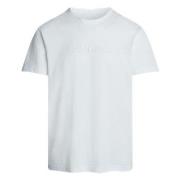 Calvin Klein Logo Cotton Tee Hvit bomull Small Herre