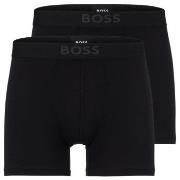 BOSS 2P Ultra Soft Boxer Brief Svart modal Small Herre