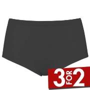 Damella Truser High Waist Maxi Brief Mørkgrå  merinoull 46 Dame