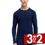 Dovre Jacquard Baselayer Marine ull XX-Large Herre