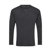 Dovre Long Sleeve Wool Crew Neck Mørkgrå  merinoull XX-Large Herre