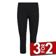 Decoy Bamboo Capri Svart Bambus Medium Dame