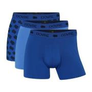 Dovre 3P Recycled Polyester Boxers Blå/Blå polyester X-Large Herre