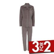 Decoy Velour Homewear Set Brun 3XL Dame