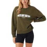 Björn Borg Ace Boyfriend Crew Grønn Large Dame