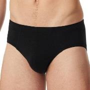 Schiesser Premium Cotton Mini Brief Svart bomull Small Herre