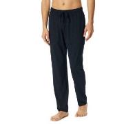 Schiesser Mix and Relax Cotton Long Pants Mørkblå bomull Small Herre