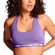 Puma BH Iconic Racer Back Bra Lilla Large Dame