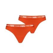 Puma Truser 2P Logo Waistband String Oransje Large Dame