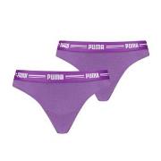 Puma Truser 2P Logo Waistband String Lilla Large Dame