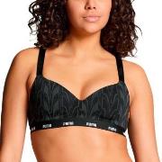 Puma BH Printed Padded Top Svart bomull X-Large Dame