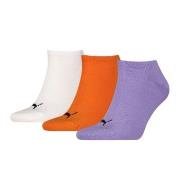 Puma Strømper 3P Sneaker Socks Hvit/Lilla Str 35/38