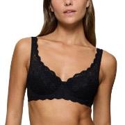 Triumph BH Amourette Wired Bra With Lace Svart D 80 Dame