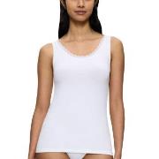 Triumph Feel Of Cotton Tank Top Hvit bomull 40 Dame