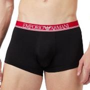 Emporio Armani Microfiber Trunk Svart polyamid Large Herre