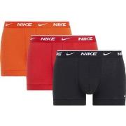 Nike 3P Everyday Essentials Cotton Stretch Trunk Oransje/Rød bomull Sm...